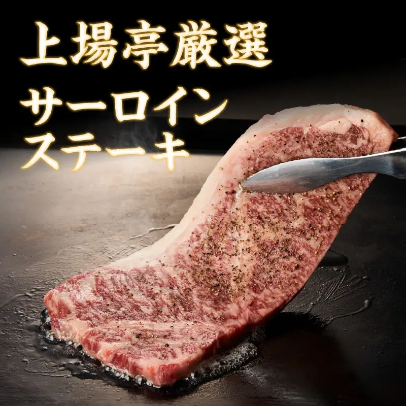 佐賀牛サーロインステーキ 400g（秘伝のスパイス付き）／ サーロイン【B126】