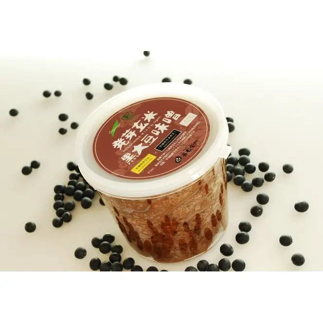 京都・喜右衛門　有機 発芽玄米黒大豆味噌 (800g×2)〈 味噌 みそ 有機 有機JAS認証 オーガニック 天然醸造 手作り 生みそ 〉