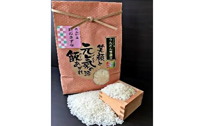 天水の恵米「彩のきずな」20kg（5kg×4回のお届け） お米 4回便