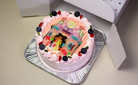 写真ケーキ6号サイズ 引換券 チケット 