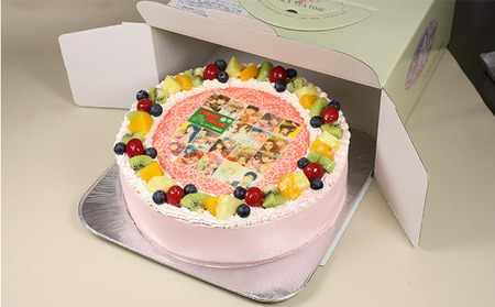 写真ケーキ9号サイズ 引換券 チケット 