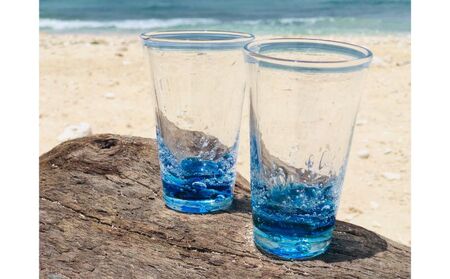 【UMIKAZE】オーシャンビアグラス　2個セット