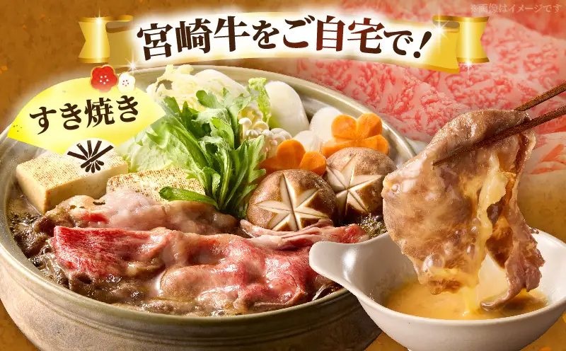 宮崎牛肩ロース すき焼き・しゃぶしゃぶ用 500g