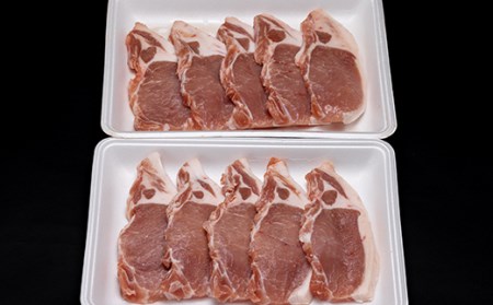 麓山高原豚ロースとんかつ用 1kg（100g×10） 肉 豚肉 ロース とんかつ 東北 福島県 麓山 高原 F21T-043