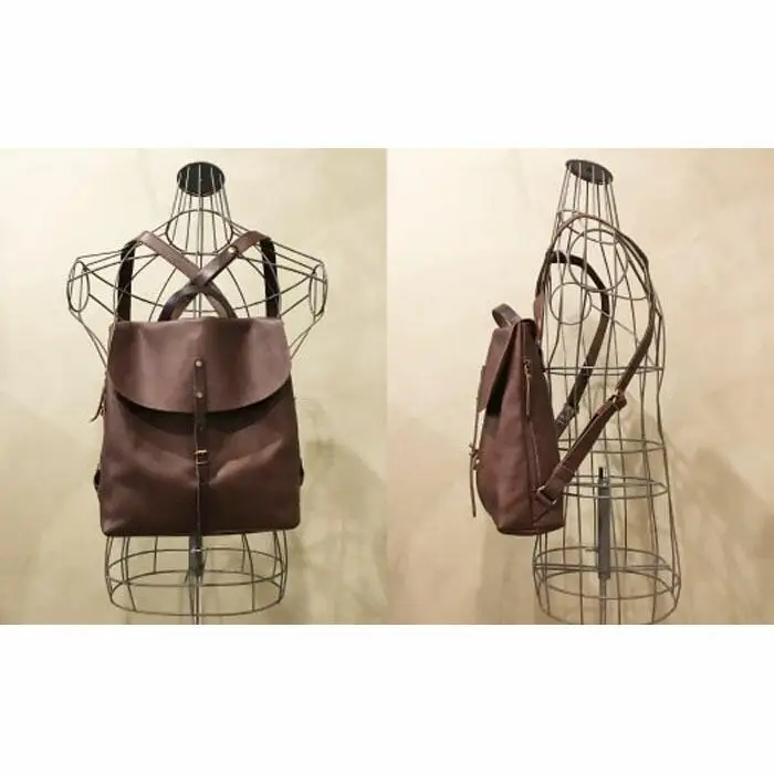 【alto.】フラップリュック（Ｍ） AMSB-1705（ブラウン）