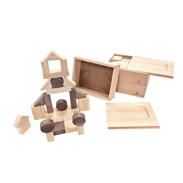 桧のおもちゃ アイコニー デラックス積み木 IKONIH Buildind Blocks DX おもちゃ