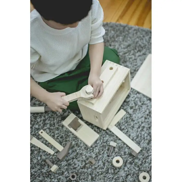 桧のおもちゃ　アイコニー　大工セット IKONIH　Working Set