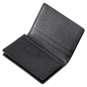 【豊岡財布】 craftsmanship　バレキ名刺入れ（CW003）(ブラック)
