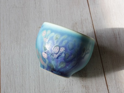 珊瑚シリーズ フリーカップ【オーシャンブルー】