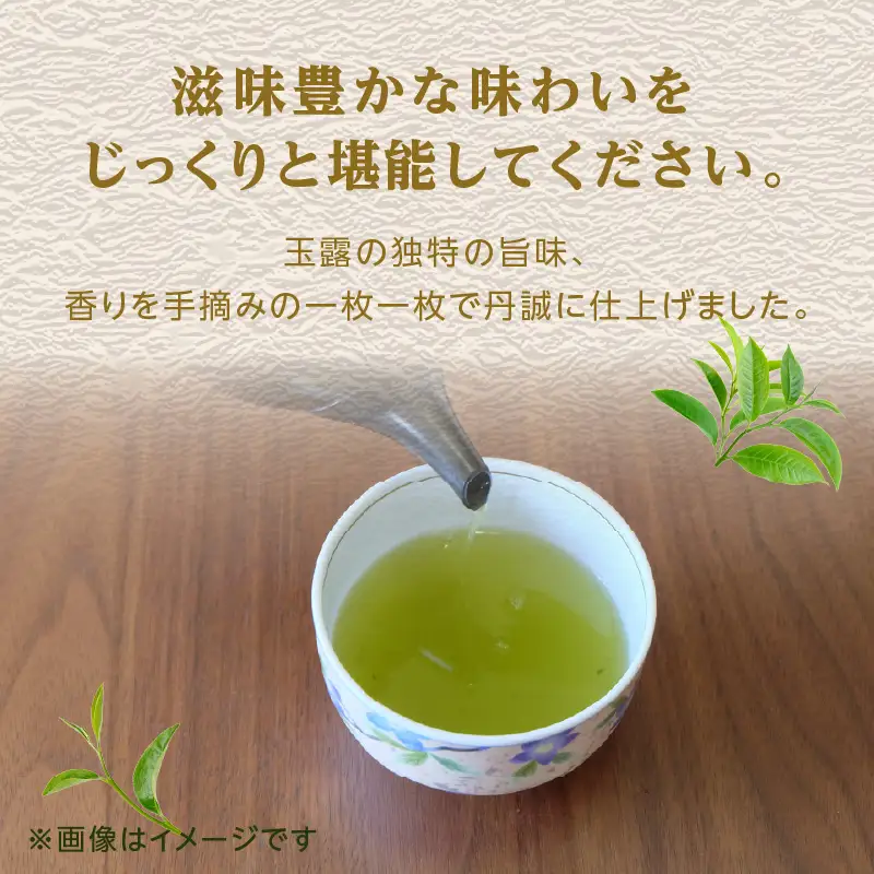 創業200年八女茶の老舗　古賀製茶本舗　八女伝統玉露　陽の雫「雅」100g【メール便】 玉露 八女茶 お茶 茶 八女 緑茶 ポスト投函 簡易包装 訳あり 072-050