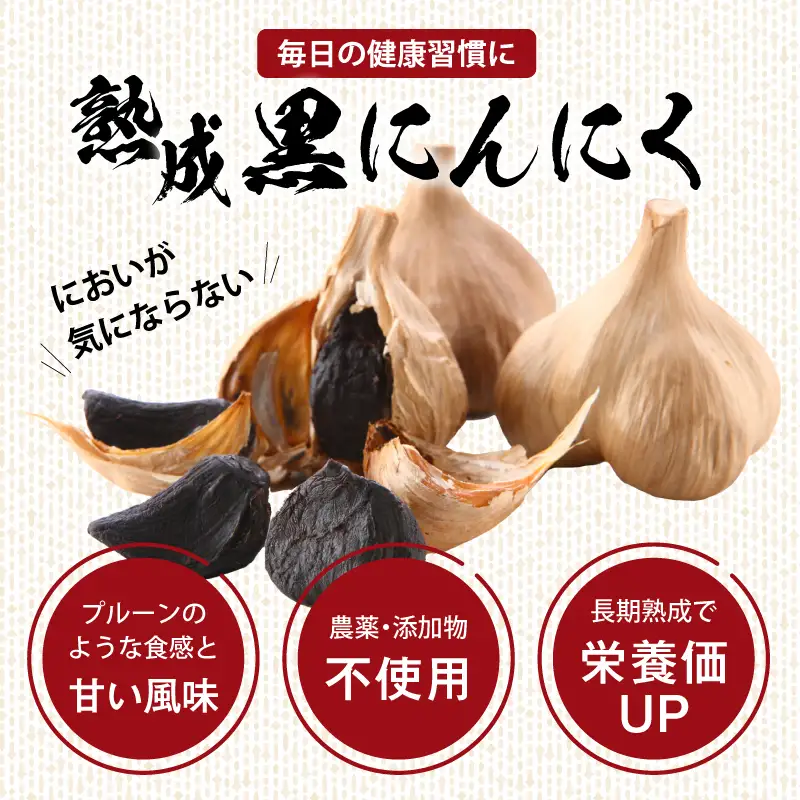【６ヶ月定期便】＜農薬不使用＞八女八片黒にんにく（30ｇ×8袋）メロンの３.５倍の甘さで臭わない！　012-T002