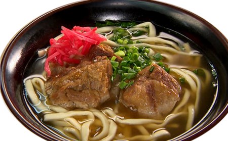 沖縄そば　さわのや軟骨ソーキそば＆じゅーしーぃおにぎり2食セット 