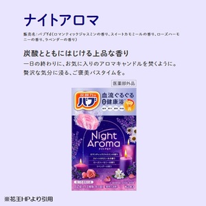 SA2218　花王バブ ナイトアロマ 12錠入×6箱