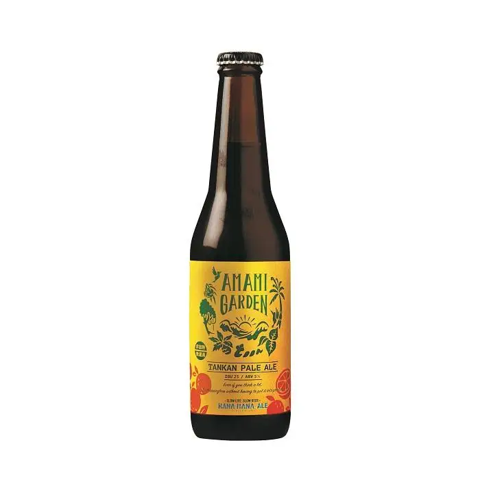 奄美群島地ビールAMAMIGARDEN TANKAN PALE ALE(アマミガーデン タンカンペールエール) 330ml 5本入り