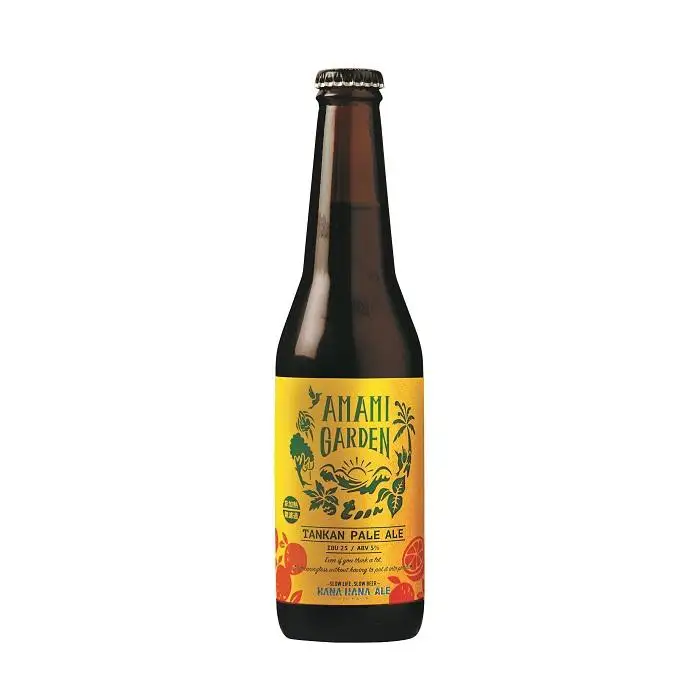 奄美群島地ビールAMAMIGARDEN TANKAN PALE ALE(アマミガーデン タンカンペールエール) 330ml 24本入り