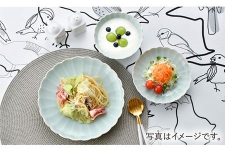 【波佐見焼】RINKA プレート ボウル 3点セット 青磁 食器 皿 【長十郎窯】 [AE28] 波佐見焼