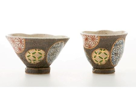 【陶器市特集】【波佐見焼】いぬあそび 茶碗 湯呑み 2点セット 食器 皿 【洸彩窯】 [EE19]  波佐見焼