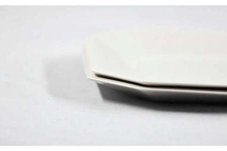 【波佐見焼】h+ 八角皿 プレート L 2枚セット 食器 皿 【堀江陶器】 [JD160]