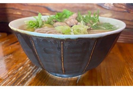 【波佐見焼】鉄釉 面取り 大鉢 ボウル 2個セット 食器 皿 【堀江陶器】 [JD164] 波佐見焼