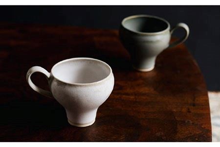 【波佐見焼】コーヒーのためのカップ コーヒーカップ tall (ホワイト・グリーン) 2色セット 食器 皿 【イロドリ】 [KE20] 波佐見焼