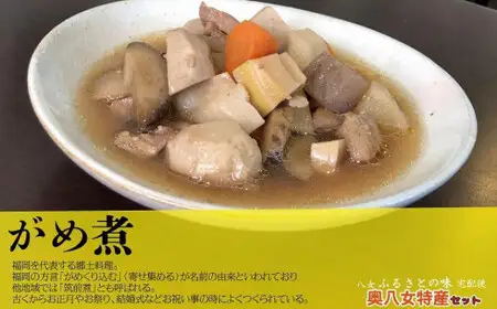 九州福岡・八女ふるさとの味　奥八女特産セット 072-045