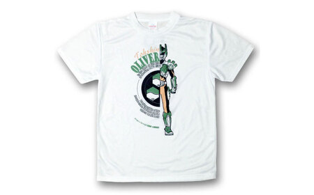 陶神オリバーTシャツ(140サイズ)+缶バッジセット / Ｔシャツ ティーシャツ 陶神オリバー 缶バッジ ヒーロー ご当地 キャラクター / 瀬戸市 / IZZAO's WORKS [BBAO002]
