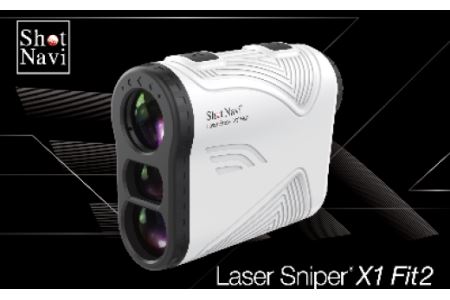 Shot Navi Laser Sniper X1 Fit2 1000（ショットナビ レーザースナイパーX1 Fit2 1000）＜ホワイト＞　【11218-0348】 ゴルフ 距離計