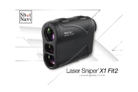 Shot Navi Laser Sniper X1 Fit2 1000（ショットナビ レーザースナイパーX1 Fit2 1000）＜ブラック＞　【11218-0349】 ゴルフ 距離計