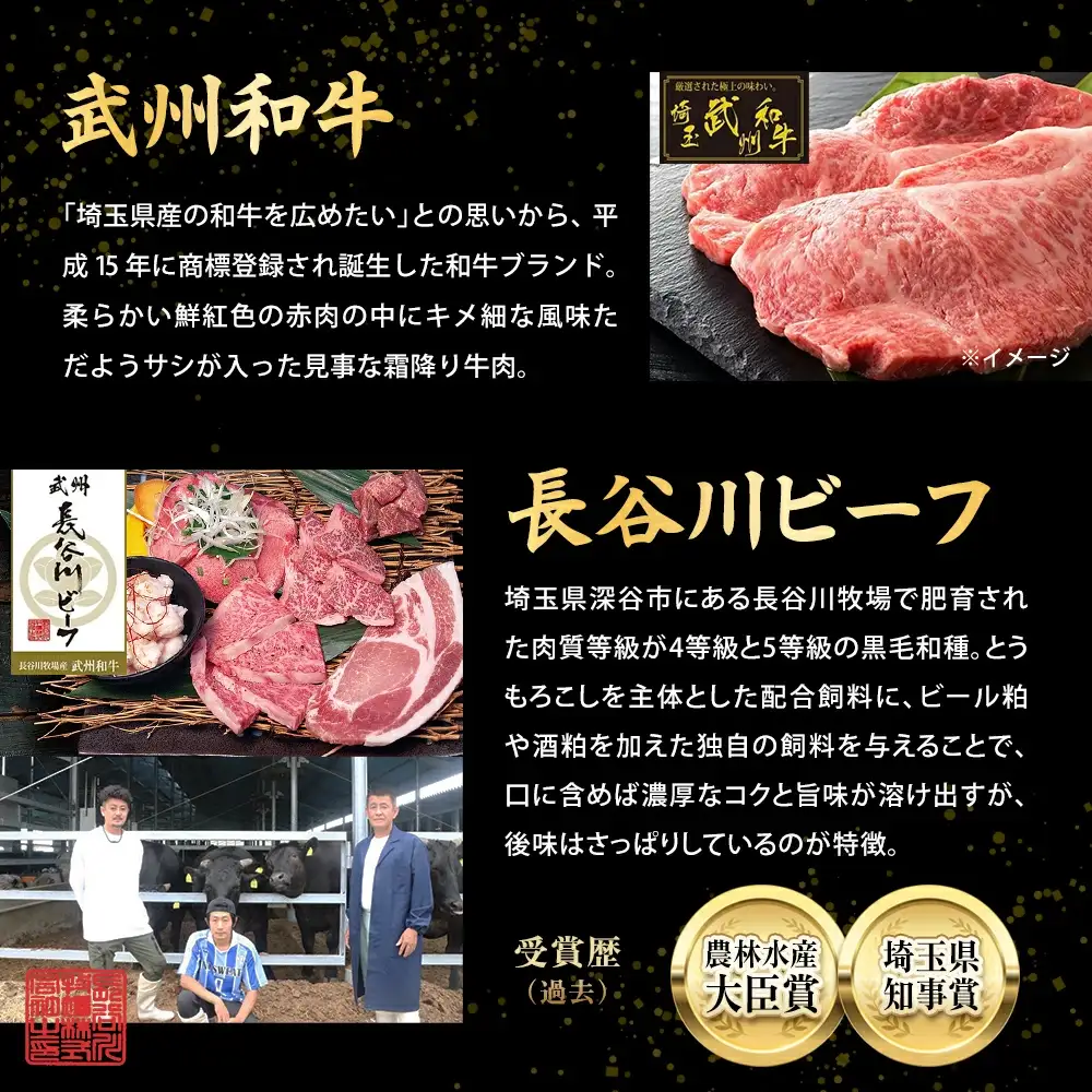 【 武州和牛 】長谷川ビーフ 切り落とし カタ・バラ 400g【11218-0354】