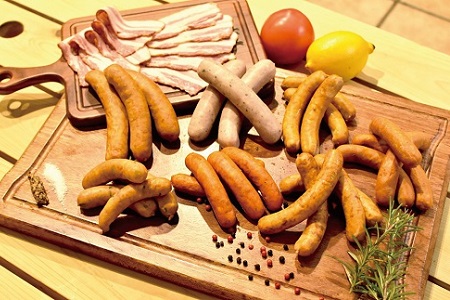 【京丹波高原豚】 ウインナー ベーコン セット  [020TN002]