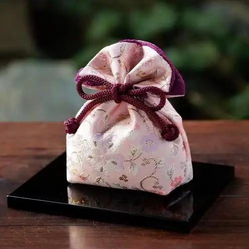 【石黒香舗】匂い袋 部屋用 置き型巾着大 （ピンク）