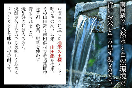 本格米焼酎 原酒 南阿蘇 1本720ml《60日以内に出荷予定(土日祝除く)》熊本県 南阿蘇村 SOCKET 焼酎 山田錦 酒