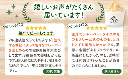 季節のおすすめ ジェラート 8種 セット 120ml×8個 8個 8種類 詰め合わせ 食べ比べ ジェラート専門店 リッチミルク ジェラテリア カップ アイス スイーツ デザート 冷凍 菓子 お菓子 おやつ グルメ お取り寄せ ギフト
