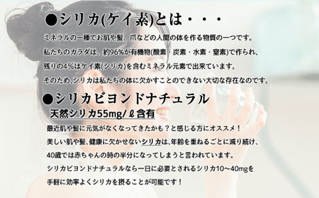 シリカビヨンドナチュラルラベルレス300ml×30本入 ルーシッド株式会社 《90日以内に出荷予定(土日祝除く)》 熊本県南阿蘇村 天然水 ラベルレス