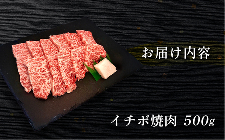  飛騨牛イチボ焼肉 500g（4～5人前）【70-8】