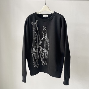 HORSE SWEATSHIRT【Lサイズ／BLACK】 [h125]