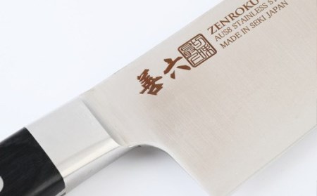 H20-92 料理包丁 三徳 口金付き 善六 モリブデンバナジウム鋼 SKA-170-08