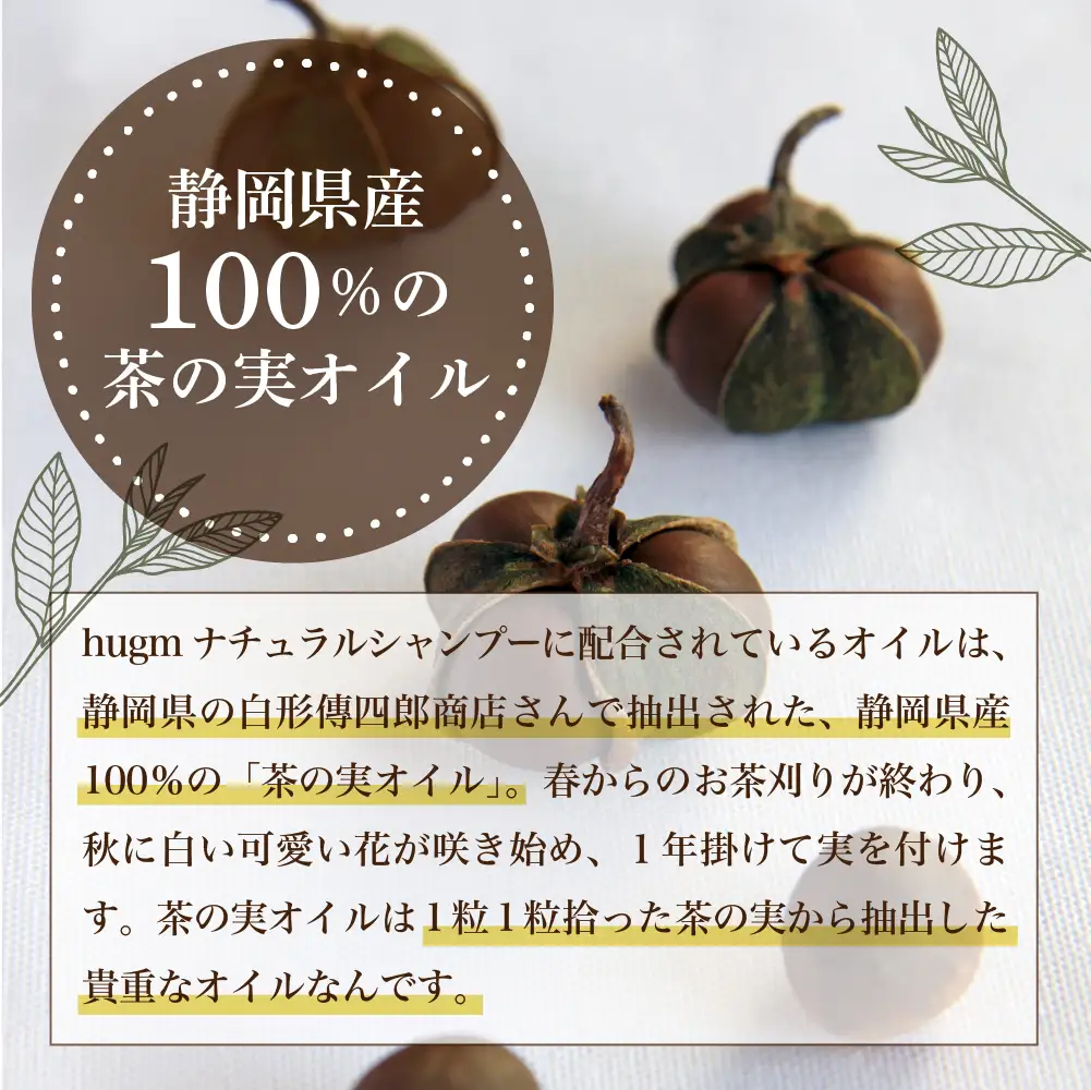 ナチュラル シャンプー 【hugm】ハグム 500ml 群馬県 千代田町 ＜アペックス＞ ※沖縄・離島地域へのお届け不可