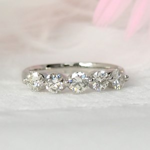 1ct プラチナ ダイヤモンド リング　HR-008976