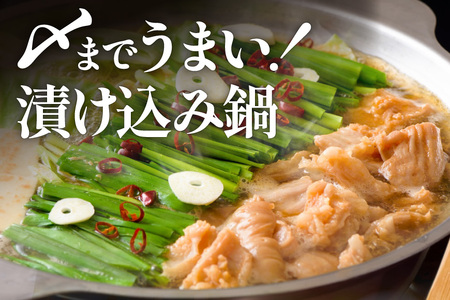 九州産 豚もつ鍋セット 400g×4袋 1.6kg [甲斐精肉店 宮崎県 日向市 452060708]
