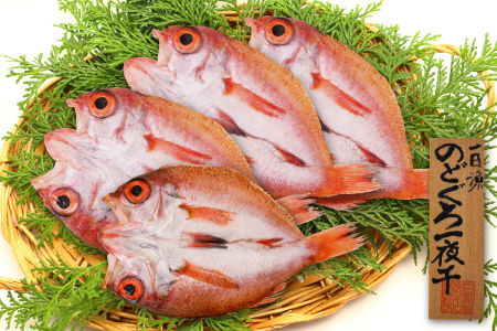 のどぐろ一夜干し 4枚 天日塩干物【干物 人気 合計325g のどぐろ干物 無添加 天日塩 魚介類 魚 高級魚 ノドグロ アカムツ あかむつ 新鮮 冷凍 真空パック 贈答 ギフト 父の日 母の日】