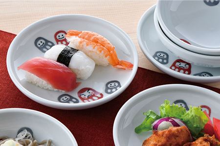 【波佐見焼】天だるま 取り鉢 小鉢 取り皿 小皿 3組セット 食器 皿 【陶豊】 [OE13] 波佐見焼