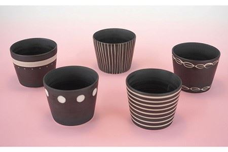 【波佐見焼】蕎麦猪口（マルチカップ）5柄 そばちょこ 小鉢 陶器  食器 皿 【鐵山陶器】 [ZD09] 波佐見焼