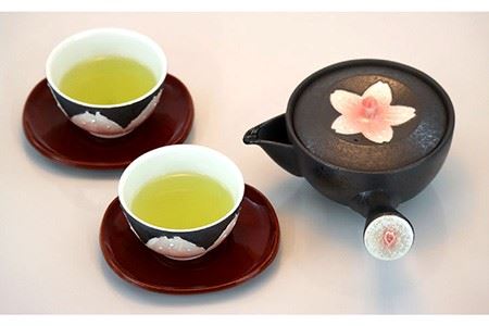 【陶器市特集】【波佐見焼】ラスター 桜 茶器セット 急須 ティーポット 湯飲み 陶器 食器 皿 【岩永製陶】 [ZD22] 波佐見焼