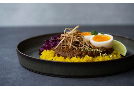 【波佐見焼】zen to 吉田 愛 カレー皿「plate 245」グレー・ホワイト 2枚セット【中善】 [YE10] 波佐見焼