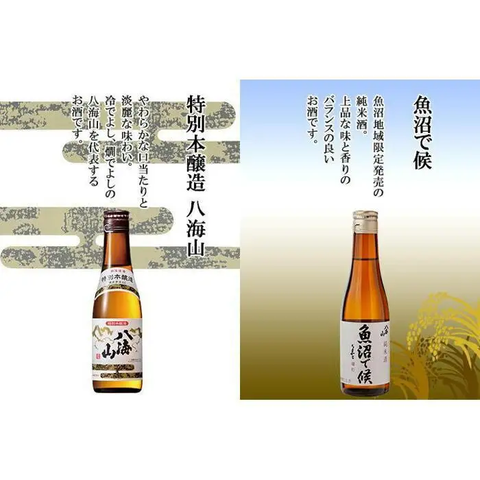八海山 日本酒 5選 飲み比べ セット お酒 南魚沼市【八海山 特別本醸造 大吟醸 純米大吟醸 飲み比べ 日本酒 5種類 セット 新潟 地酒 厳選 晩酌 熱燗 お酒 酒 さけ お中元 お歳暮 贈答】