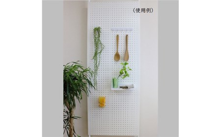 突っ張りパンチングパネル白 壁かけ収納 ディスプレイ パーテーション インテリア 壁に設置 スチール製 