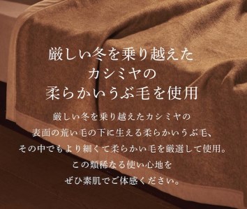 カシミヤ毛布 シングル (140×200cm) | 毛布 [3935]