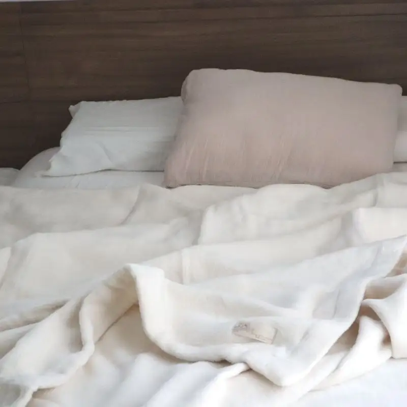 【オーガニックコットン100％】綿毛布（シングルサイズ）