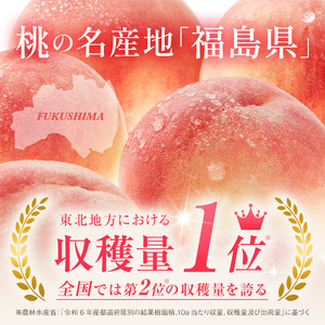 【2026年出荷分先行予約】福島県産 おどろき 約2kg (5～8玉) 農業生産法人種まきうさぎ株式会社 固め 固い 伊達の桃 桃 フルーツ 果物 もも モモ momo F20C-496